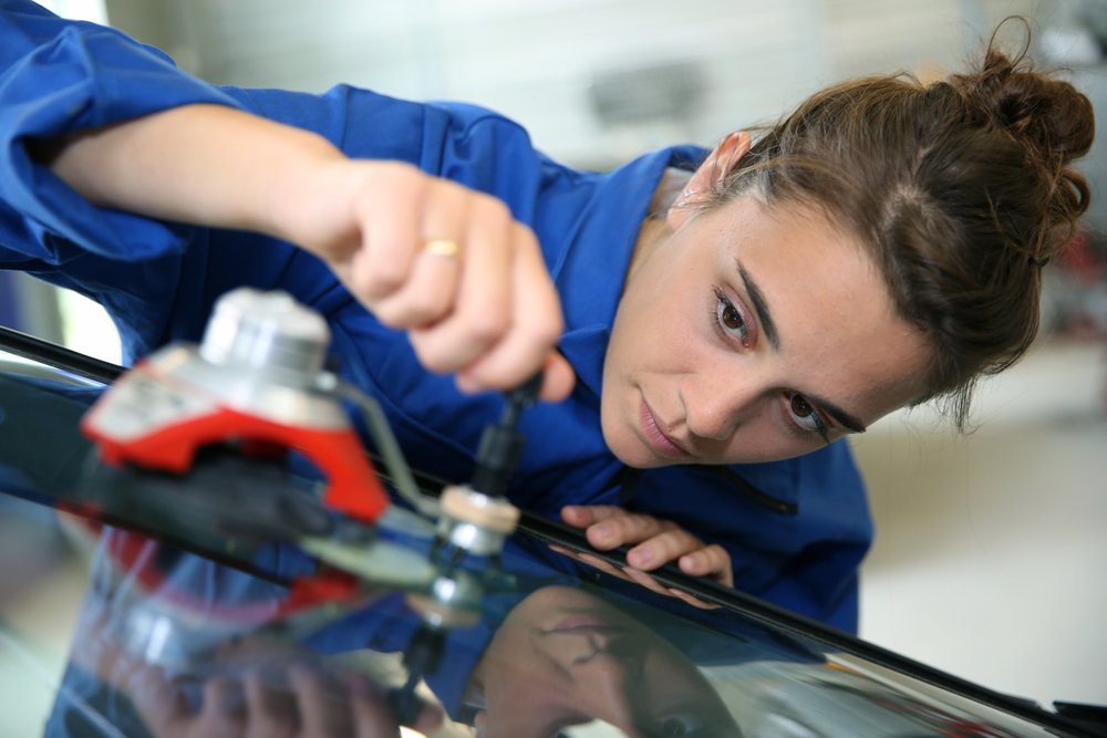 Glass repair service
